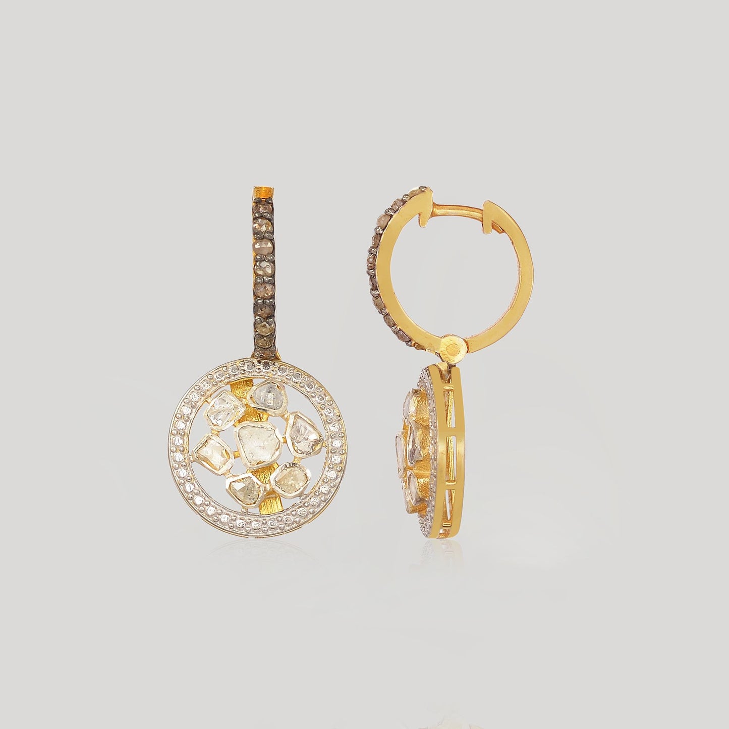GEETA DIAMOND POLKI EARRINGS