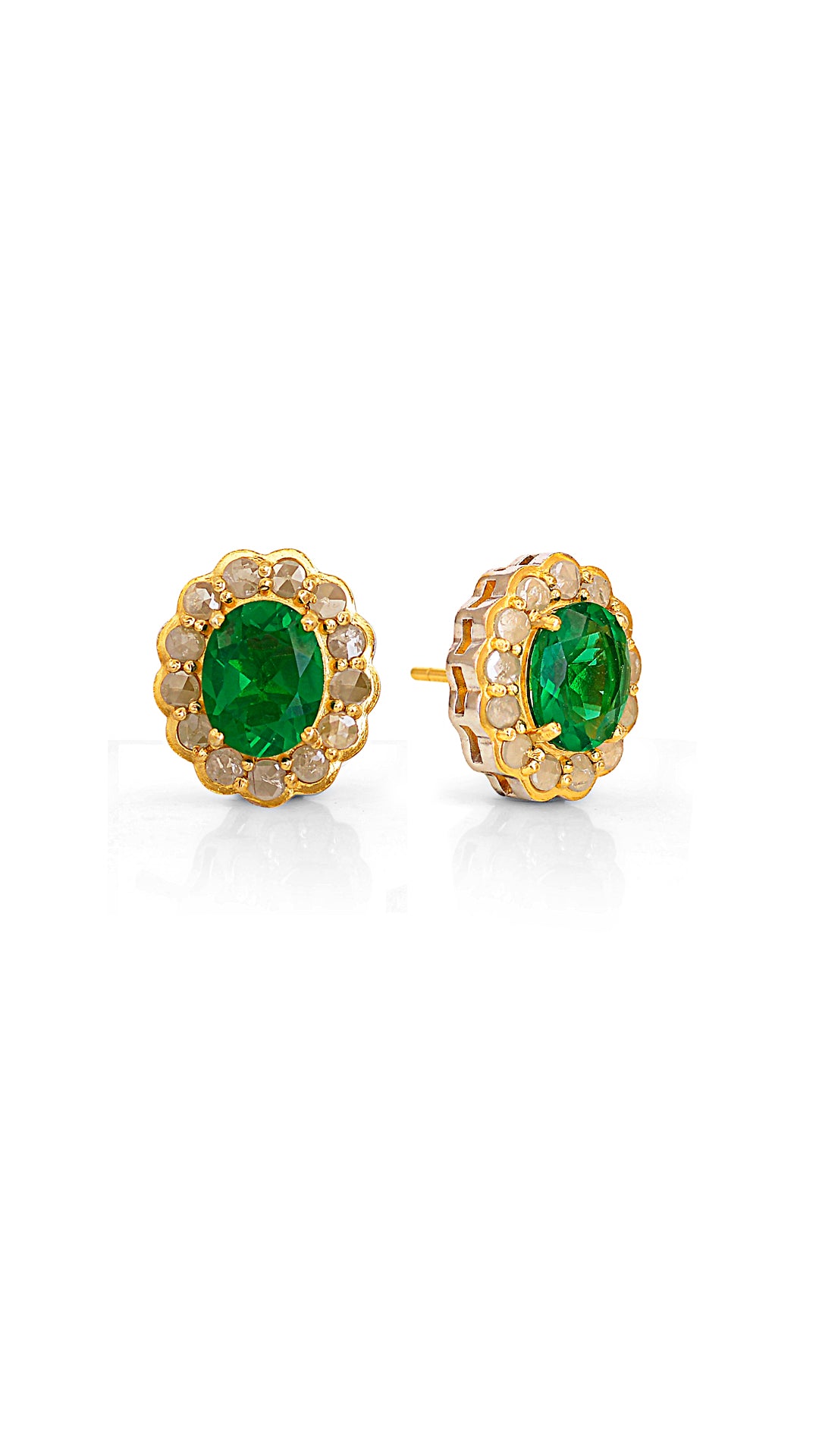 SMRITI EARRINGS ( oval)