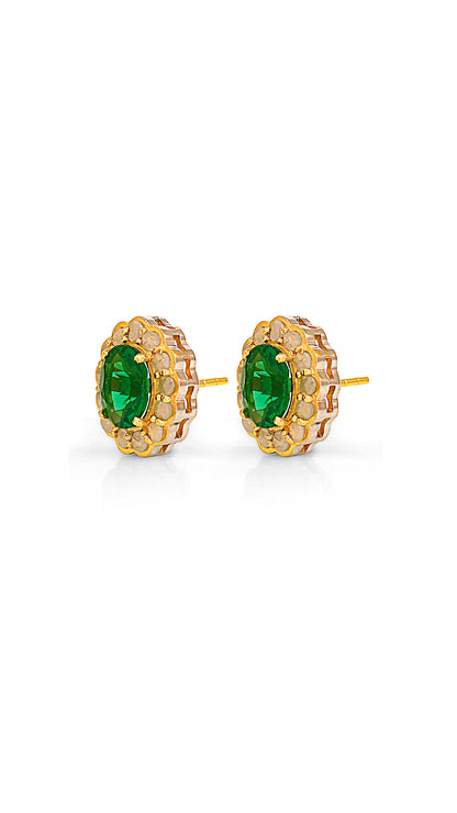 SMRITI EARRINGS ( oval)