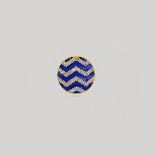 RANA BUTTONS (NAVY BLUE)