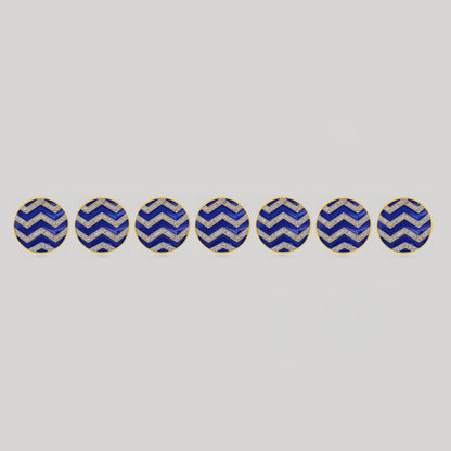 RANA BUTTONS (NAVY BLUE)