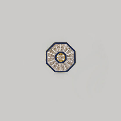 HARI BUTTONS (NAVY)