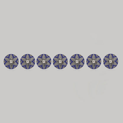 BHOLA BUTTONS (BLUE)