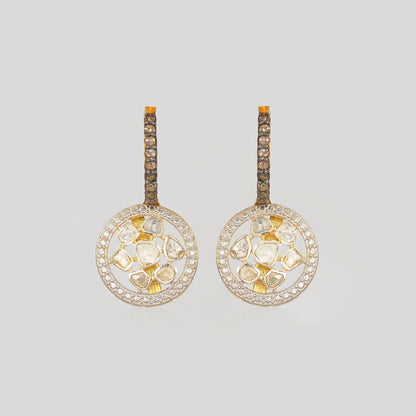 GEETA DIAMOND POLKI EARRINGS