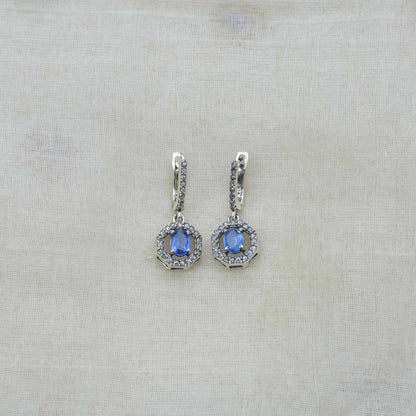 MINI KYANITE EARRINGS