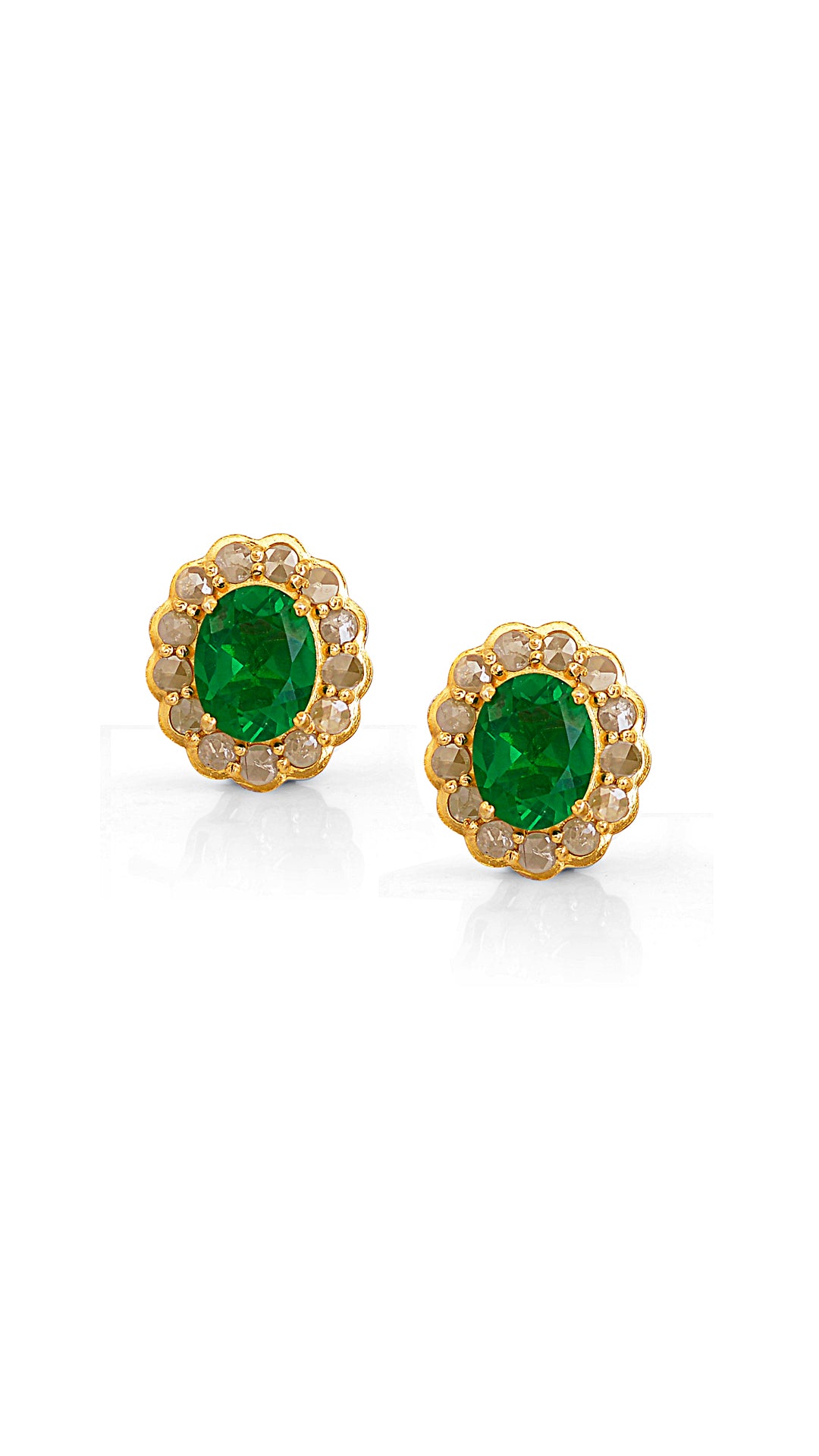 SMRITI EARRINGS ( oval)