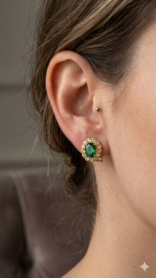 SMRITI EARRINGS ( oval)