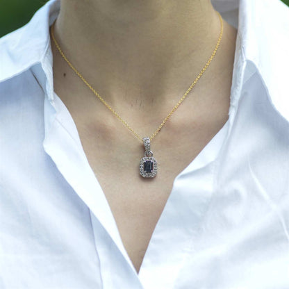 KAMLA BLUE SAPPHIRE PENDANT